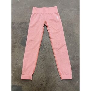 Gymshark Leggings Womens XS Pink High Rise Ankle Yoga Gym Athletic Pants